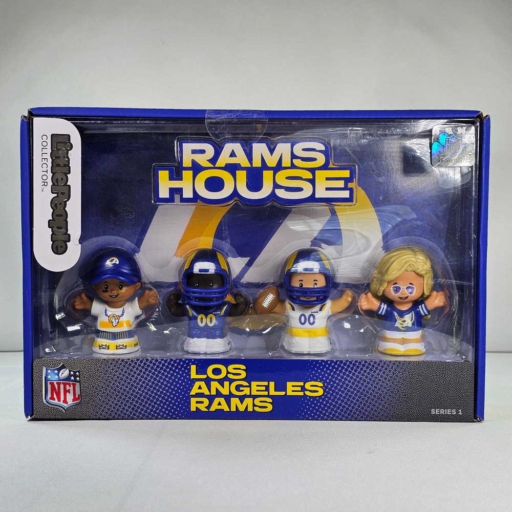 Fisher-Price Little People Collector NFL Los Angeles Rams Figure Set HNJ46 New